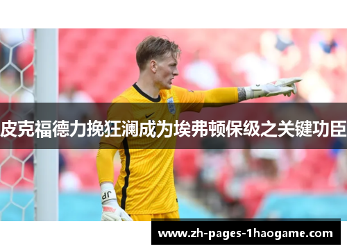 皮克福德力挽狂澜成为埃弗顿保级之关键功臣 皮克福德力挽狂澜成为埃弗顿保级之关键功臣